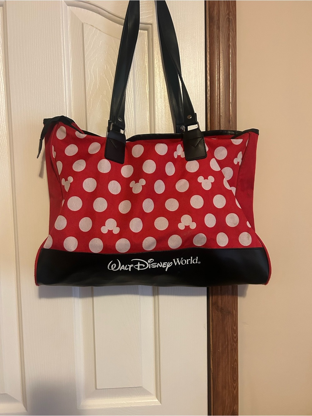 Disney Parks tote bag featuring hidden Mickey